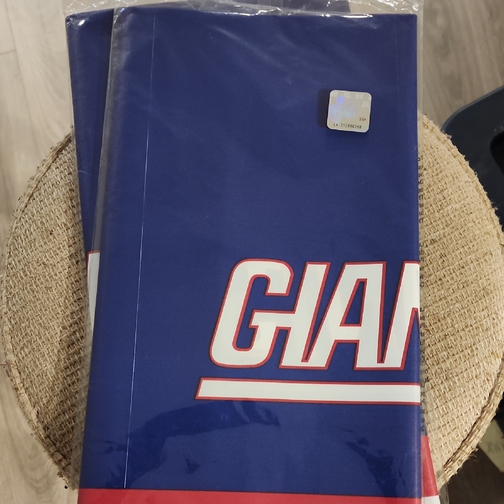Blue and Red Giants Plastic Tablecloths 2